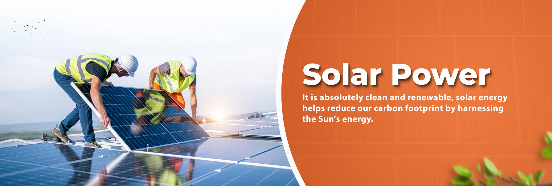 Raywatt Solar Header Banner